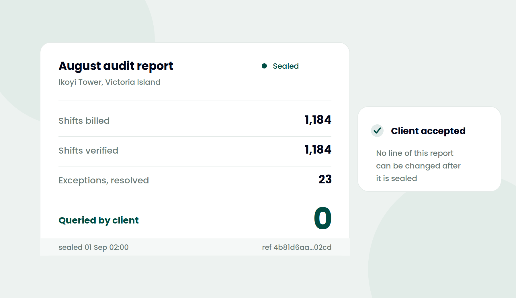 Billing that matches the work